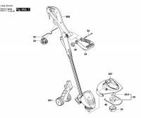 Bosch 3 600 H78 D72 ART 30 COMBITRIM Lawn Edge Trimmer 230 V / GB Spare Parts ART30COMBITRIM